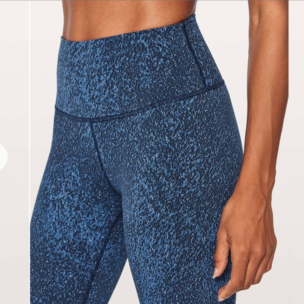 Lululemon Wunder Under HR Tight 28" Power Luxtreme Mineral Deposit size 6